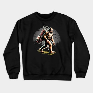 Golfing Bigfoot Crewneck Sweatshirt